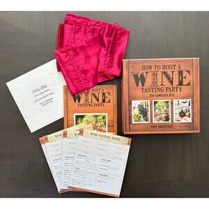 How to Host a Wine Tasting Party Kit by Dan Amatuzzi – New in Box